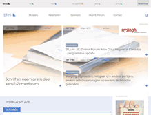 Tablet Screenshot of ie-forum.nl